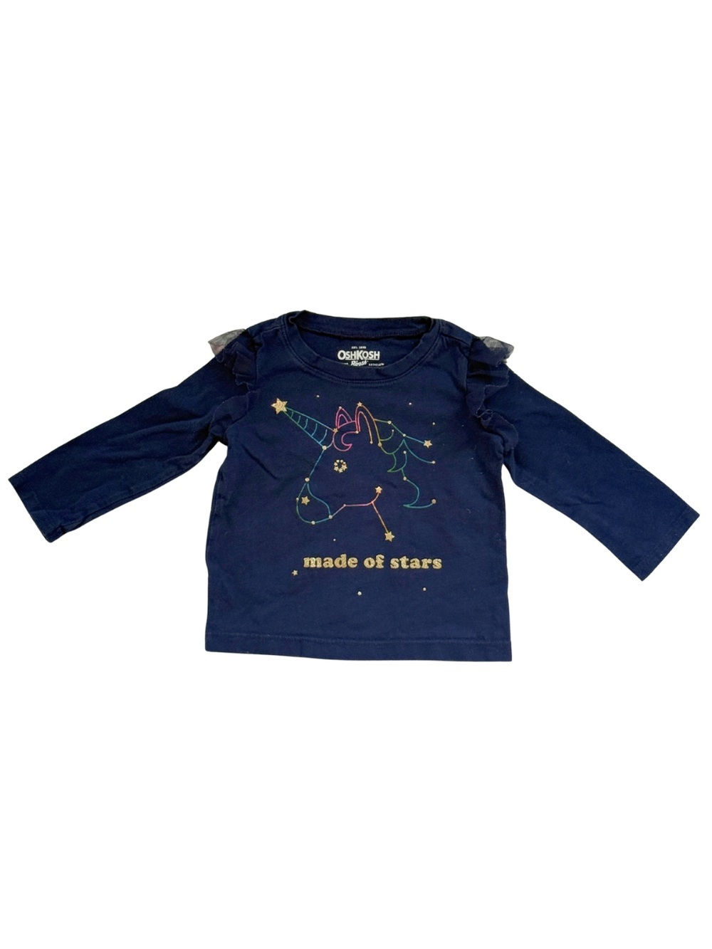OshKosh B’gosh Unicorn Made of Stars Top 9–12M